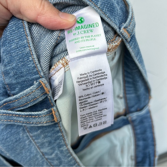 J. Crew Slim Wide leg crop jeans - Picture 9 of 11